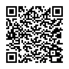 QR-koodi puhelinnumerolle +12012000358