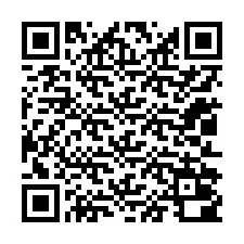 QR-koodi puhelinnumerolle +12012000435