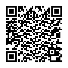 Código QR para número de teléfono +12012000445