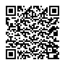 QR-код для номера телефона +12012000621