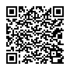 QR-koodi puhelinnumerolle +12012000625