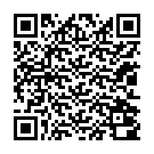 QR-код для номера телефона +12012000725