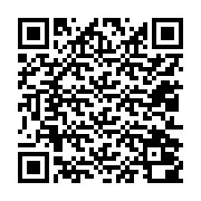 QR-код для номера телефона +12012000727