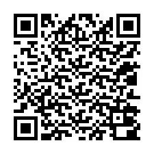 QR-koodi puhelinnumerolle +12012000858