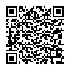 Código QR para número de teléfono +12012036950