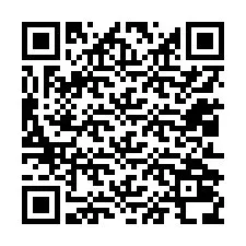 Código QR para número de telefone +12012038367