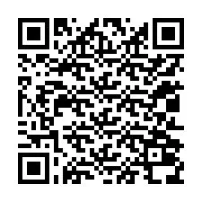 Código QR para número de telefone +12012038370