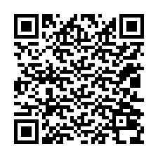 QR код за телефонен номер +12012038371