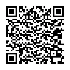 QR kód a telefonszámhoz +12012038373