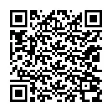 QR-код для номера телефона +12012038375