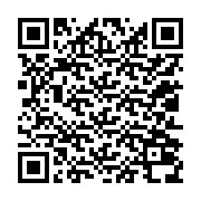 QR код за телефонен номер +12012038378