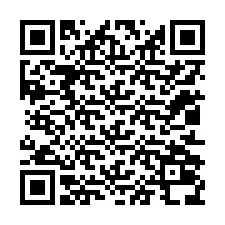 QR kód a telefonszámhoz +12012038381