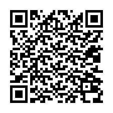 QR-koodi puhelinnumerolle +12012038383