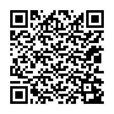 QR-koodi puhelinnumerolle +12012243155