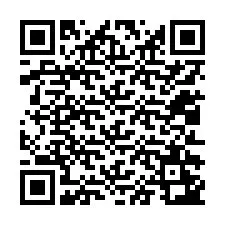 QR kód a telefonszámhoz +12012243563