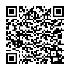 QR-koodi puhelinnumerolle +12012243564