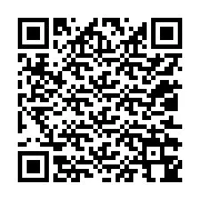 QR-koodi puhelinnumerolle +12012344488