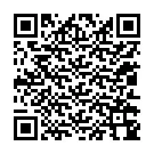 QR-код для номера телефона +12012344954