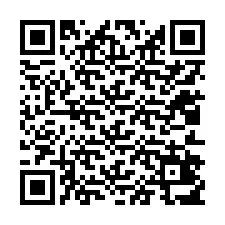 Código QR para número de telefone +12012417402