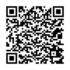 QR-kood telefoninumbri jaoks +12012417585