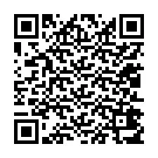 QR kód a telefonszámhoz +12012417876