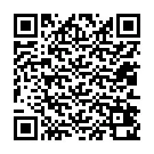 QR-koodi puhelinnumerolle +12012420417