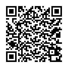 Kode QR untuk nomor Telepon +12012420421