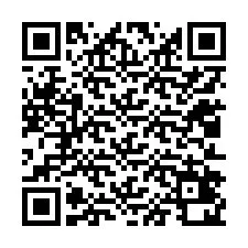 Kode QR untuk nomor Telepon +12012420422