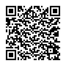 QR код за телефонен номер +12012425628