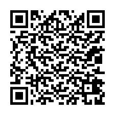 QR код за телефонен номер +12012429885