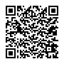 QR kód a telefonszámhoz +12012429887