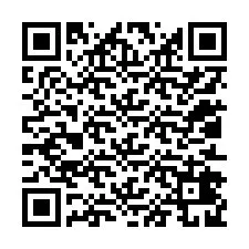 QR код за телефонен номер +12012429888