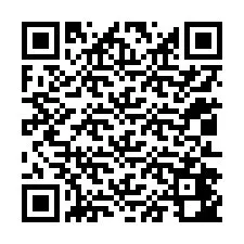 QR-code voor telefoonnummer +12012442160