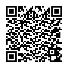 Código QR para número de teléfono +12012442178