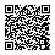 Código QR para número de telefone +12012442374