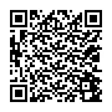 QR код за телефонен номер +12012442729