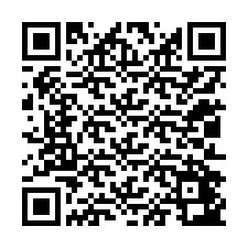 QR код за телефонен номер +12012443634