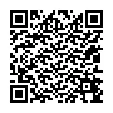 Kod QR dla numeru telefonu +12012444445