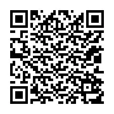 QR kód a telefonszámhoz +12012517605