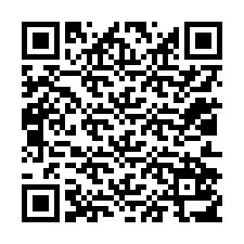 QR-koodi puhelinnumerolle +12012517609