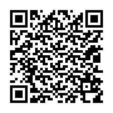 Código QR para número de telefone +12012518565