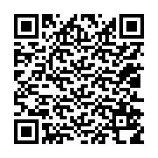 QR код за телефонен номер +12012518569