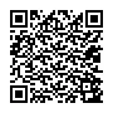 QR-koodi puhelinnumerolle +12012543697