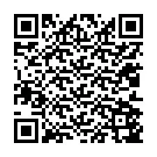 Código QR para número de teléfono +12012547302