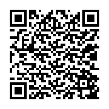 Código QR para número de teléfono +12012547638