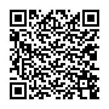 Kode QR untuk nomor Telepon +12012548572