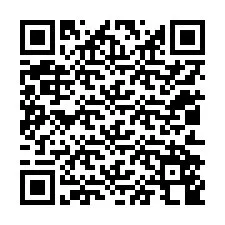 Kode QR untuk nomor Telepon +12012548614