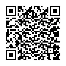 QR-koodi puhelinnumerolle +12012556872