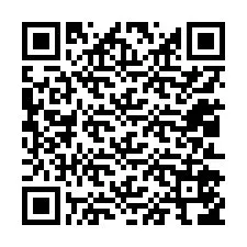 QR-код для номера телефона +12012556877