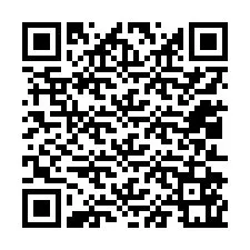 QR kód a telefonszámhoz +12012561077